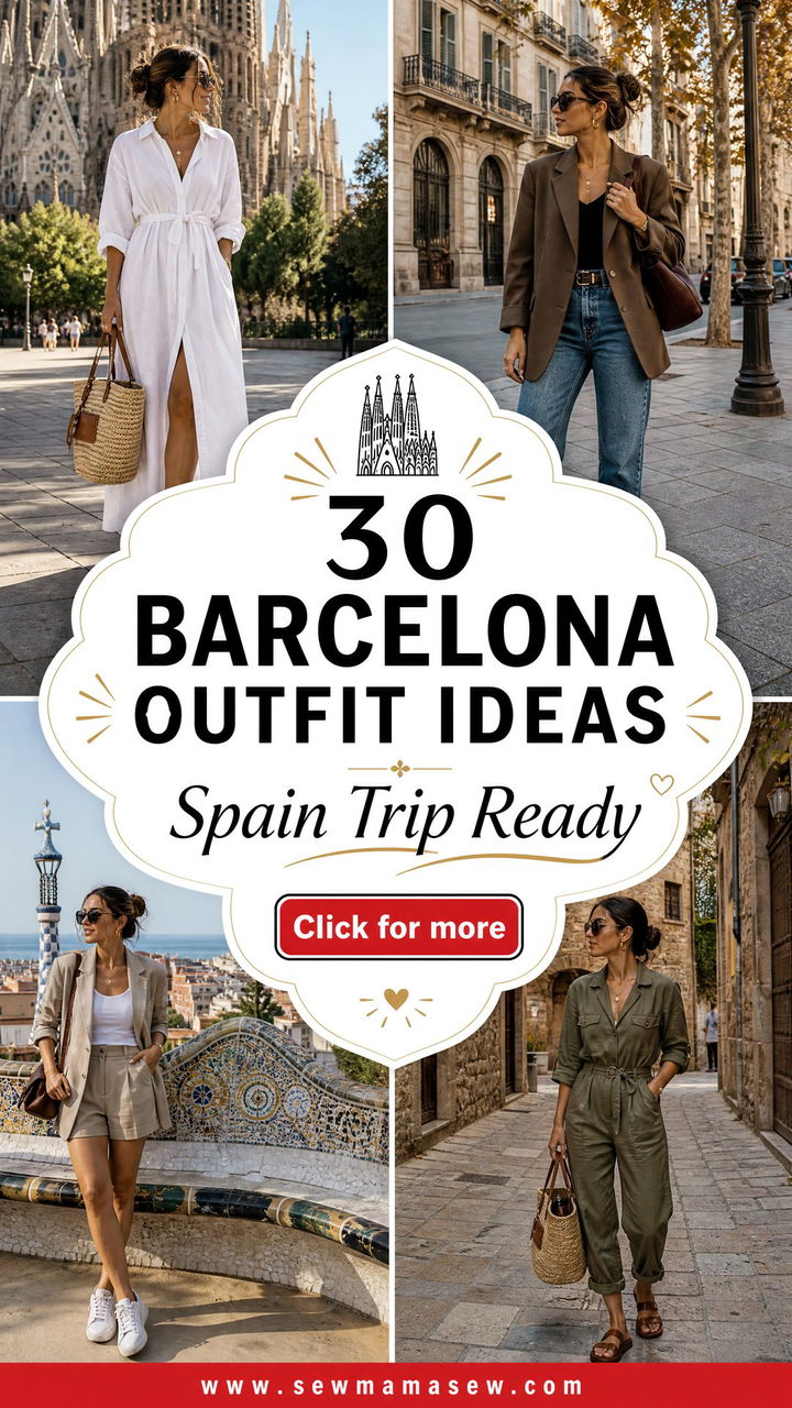 30 Barcelona Outfit Ideas for Your Next Spain Trip - 30 Barcelona Outfit Ideas for Your Next Spain Trip