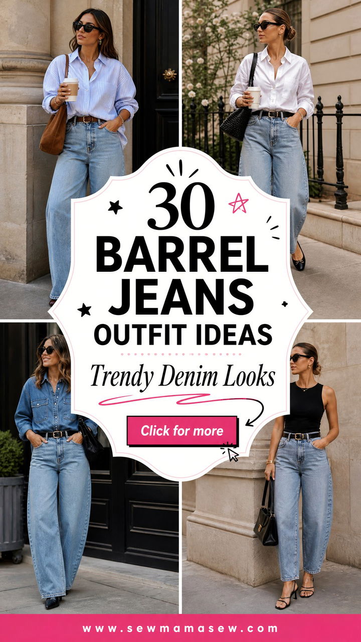 30 Barrel Jeans Outfit Ideas for Women to Try Now - 30 Barrel Jeans Outfit Ideas for Women to Try Now