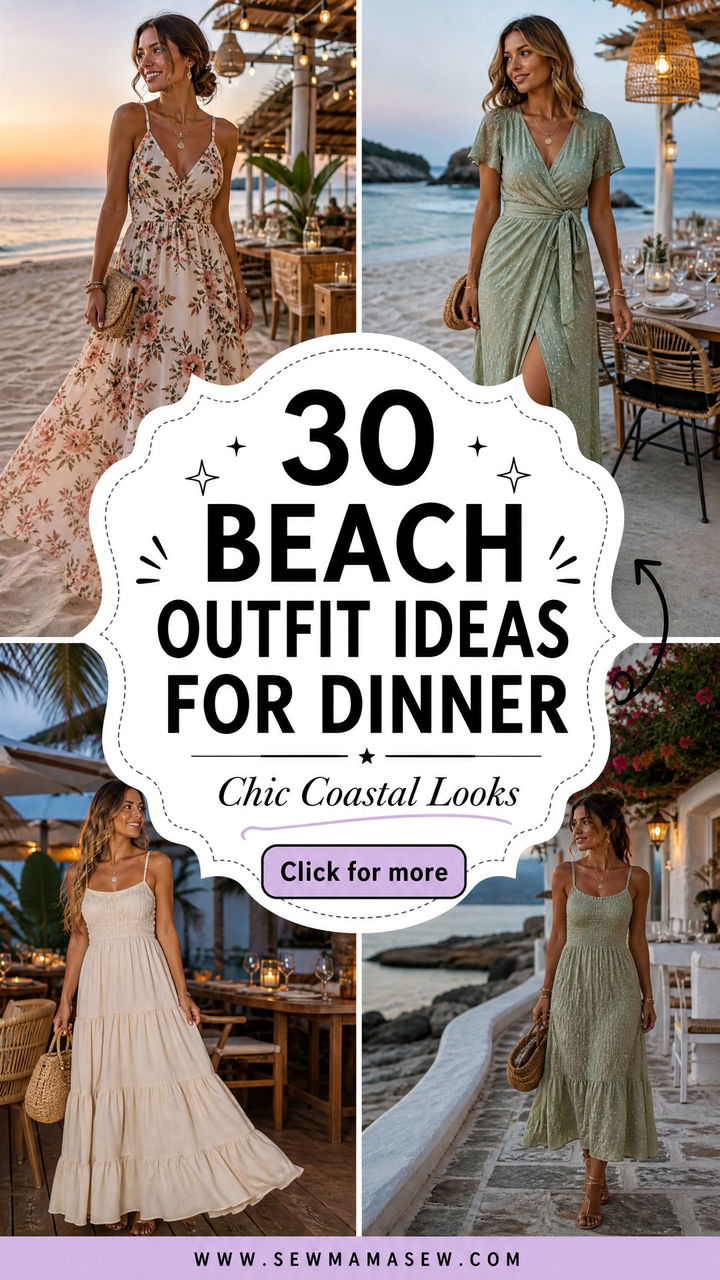 30 Beach Outfit Ideas for Dinner Chic Coastal Looks - 30 Beach Outfit Ideas for Dinner: Chic Coastal Looks