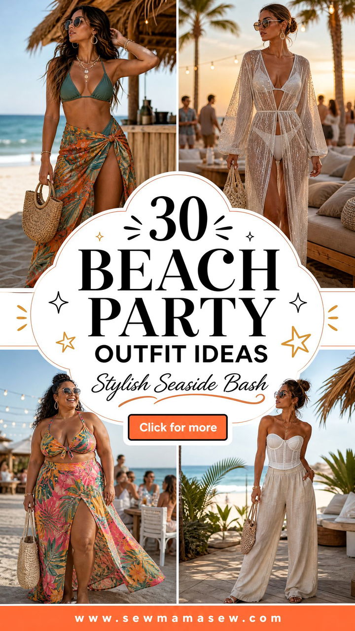 30 Beach Party Outfit Ideas for a Stylish Seaside Bash - 30 Beach Party Outfit Ideas for a Stylish Seaside Bash