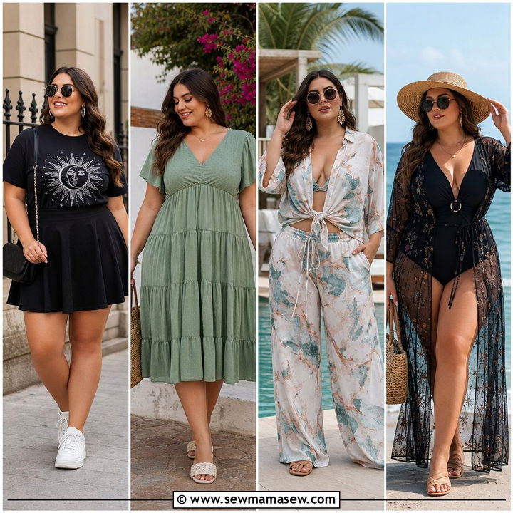 30 Beach Vacation Outfit Ideas Plus Size Women Will Love