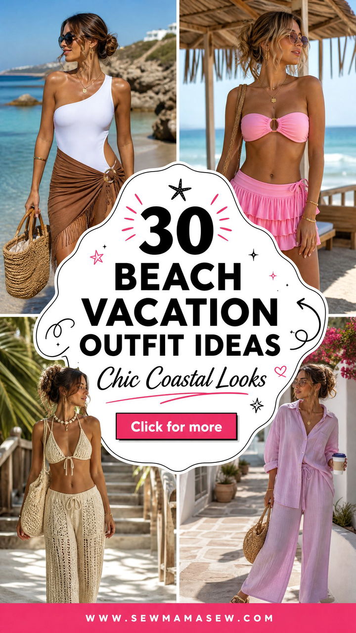 30 Beach Vacation Outfit Ideas for Women Chic Looks - 30 Beach Vacation Outfit Ideas for Women: Chic Looks