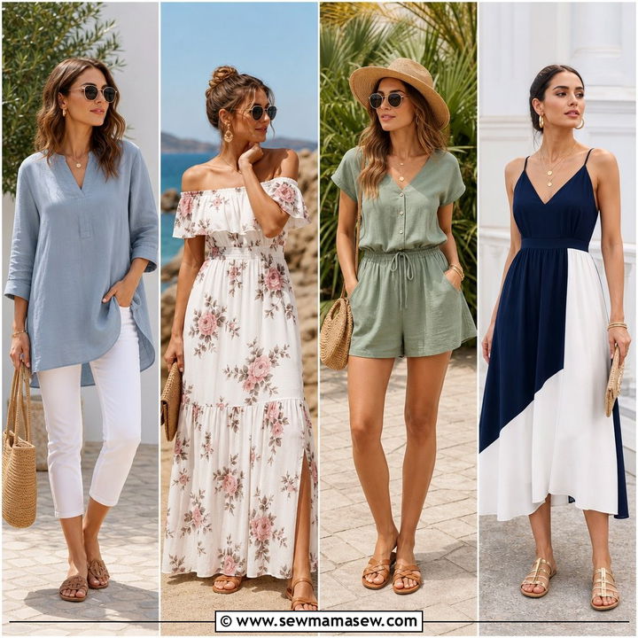 30 Beach Vacation Outfits for Women Over 40