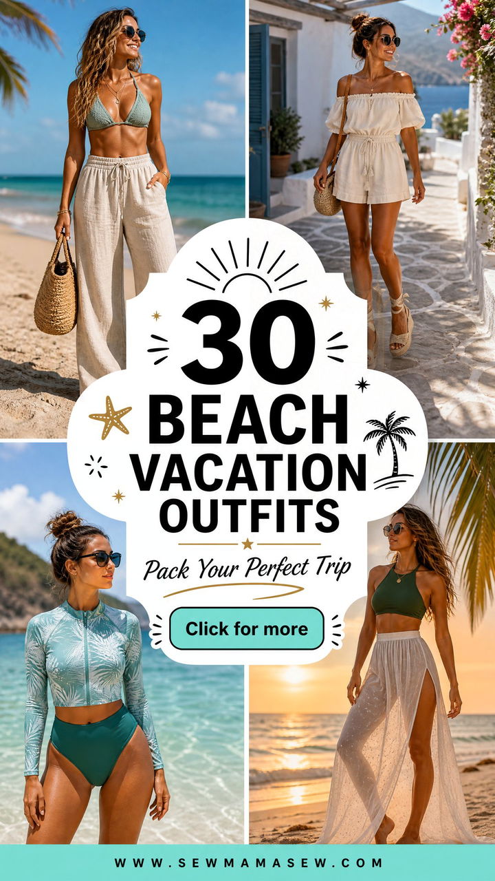 30 Beach Vacation Outfits to Pack for Your Next Trip - 30 Beach Vacation Outfits to Pack for Your Next Trip