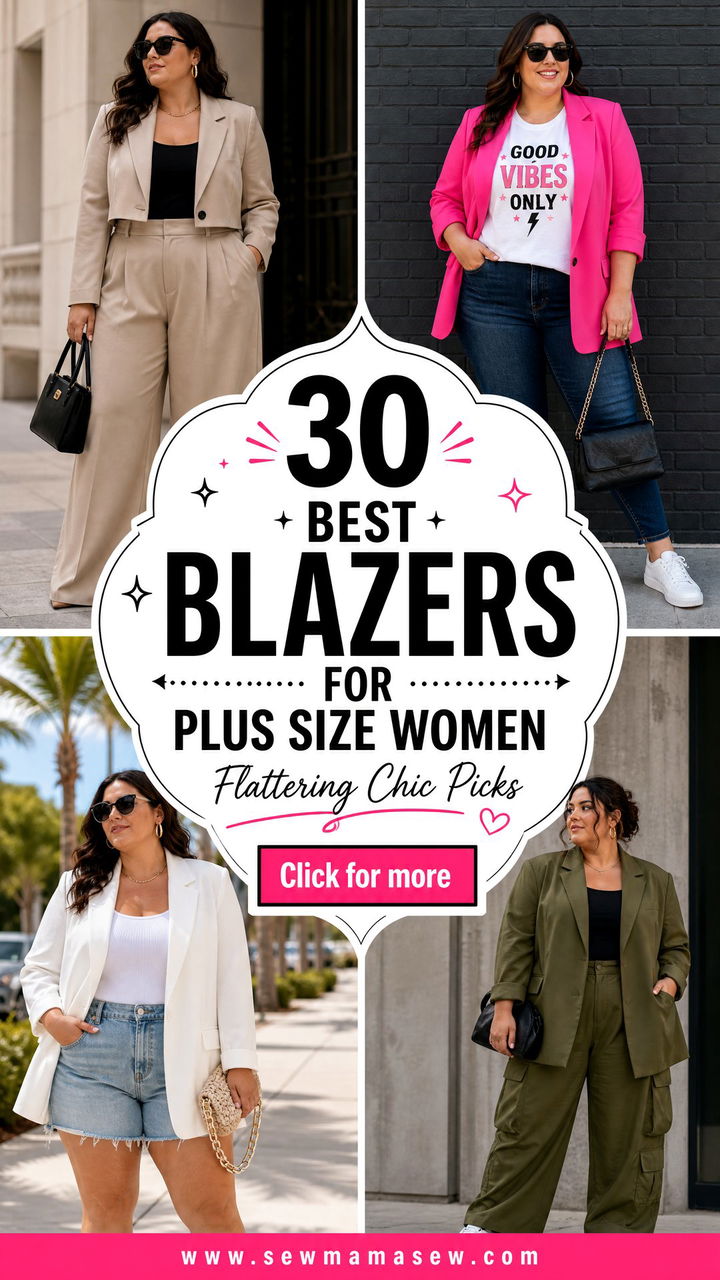 30 Best Blazers for Plus Size Women Flattering Picks - 30 Best Blazers for Plus Size Women: Flattering Picks
