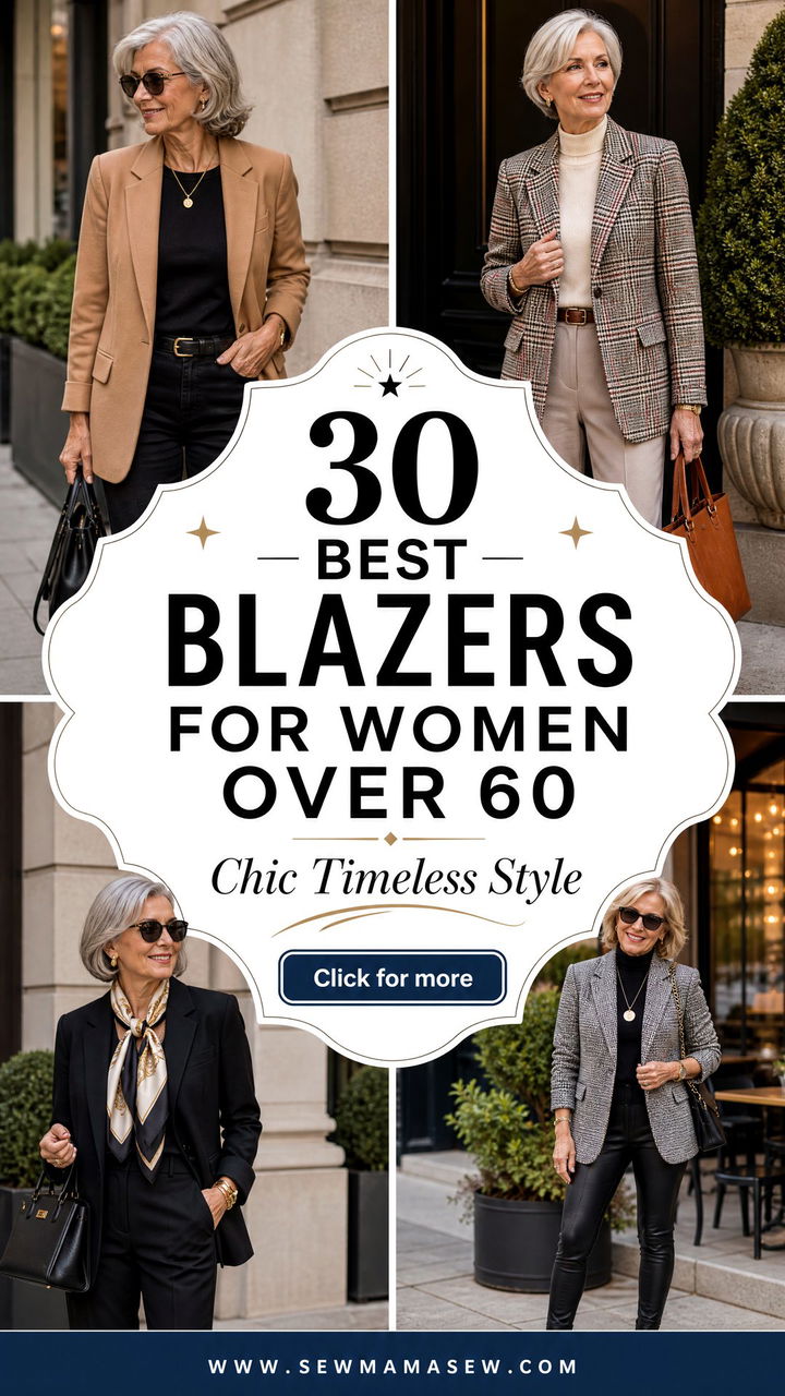 30 Best Blazers for Women Over 60 Chic and Timeless Picks - 30 Best Blazers for Women Over 60: Chic & Timeless Picks