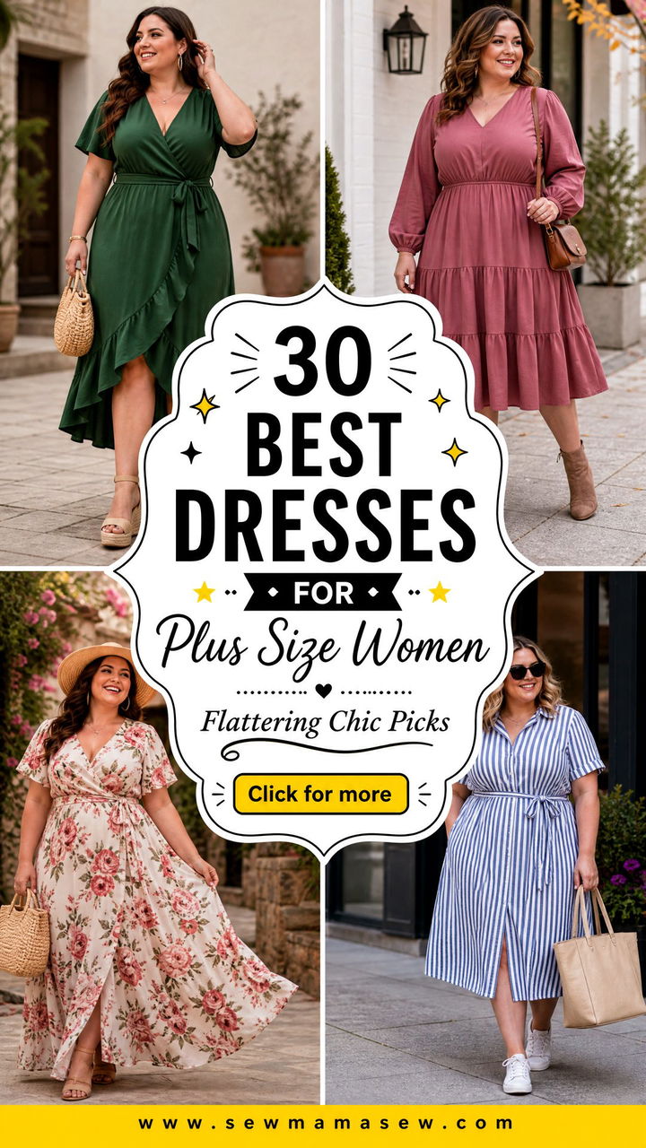 30 Best Dresses for Plus Size Women Flattering Picks - 30 Best Dresses for Plus Size Women: Flattering Picks