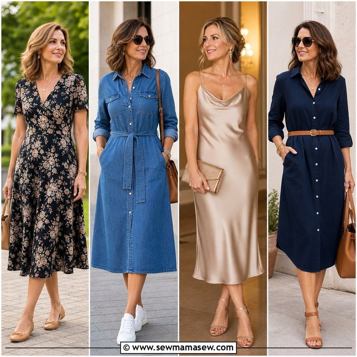 30 Best Dresses for Women Over 40: Chic & Flattering