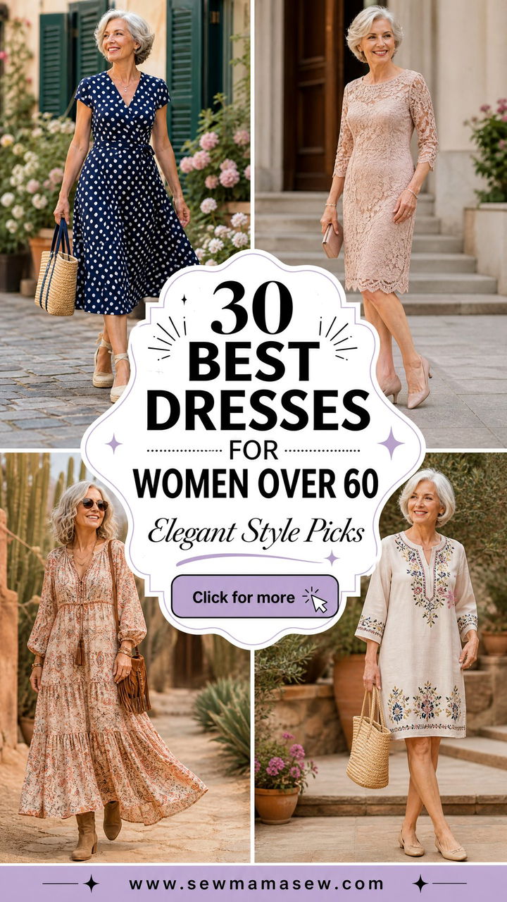 30 Best Dresses for Women Over 60 Elegant Style Picks - 30 Best Dresses for Women Over 60: Elegant Style Picks