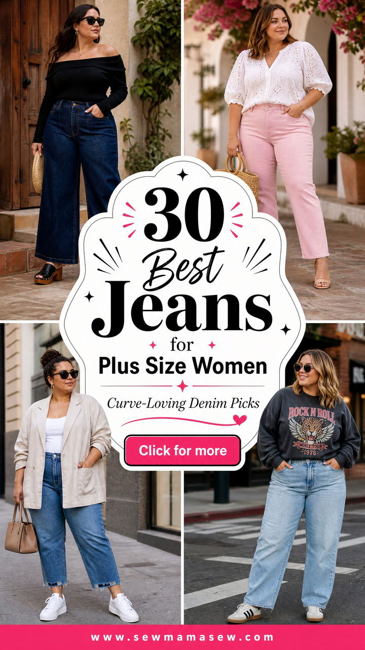 30 Best Jeans for Plus Size Women Flattering Picks - 30 Best Jeans for Plus Size Women: Flattering Picks