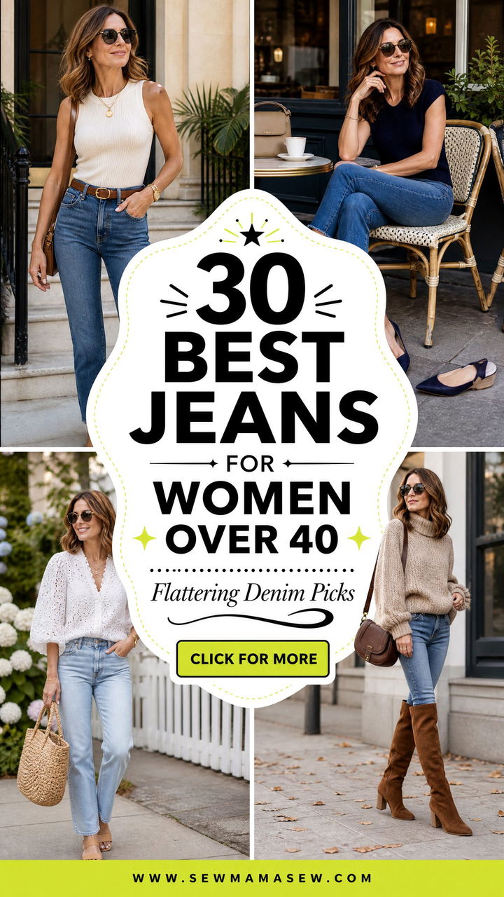 30 Best Jeans for Women Over 40 Flattering Denim Picks - 30 Best Jeans for Women Over 40: Flattering Denim Picks