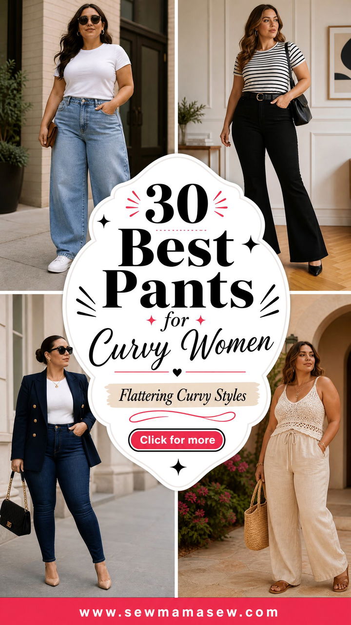 30 Best Pants for Curvy Women Flattering Styles - 30 Best Pants for Curvy Women: Flattering Styles