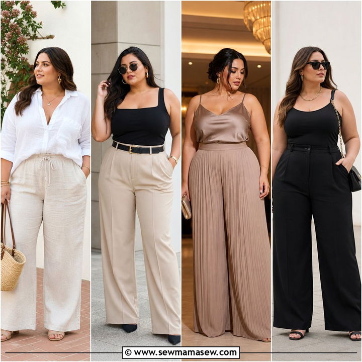 30 Best Pants for Plus Size Women Flattering Fits