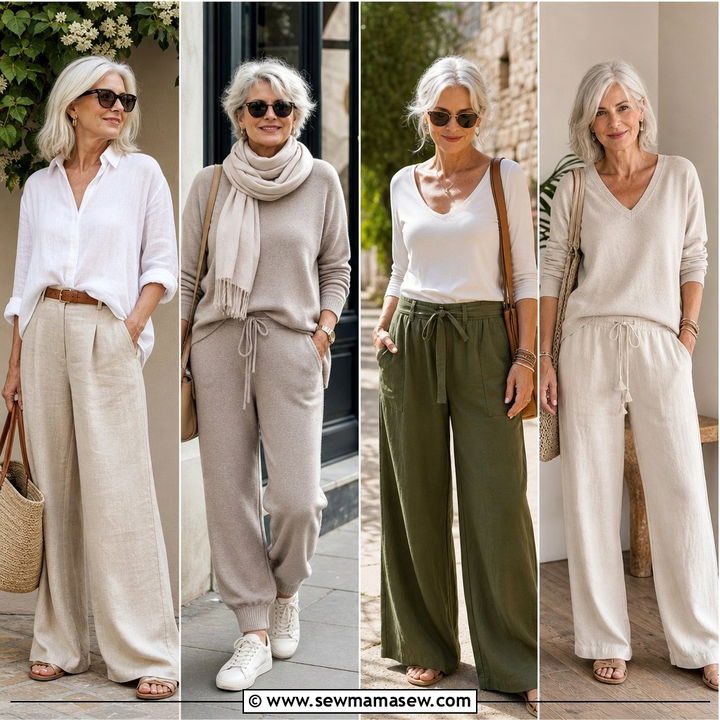 30 Best Pants for Women Over 60: Stylish & Comfortable