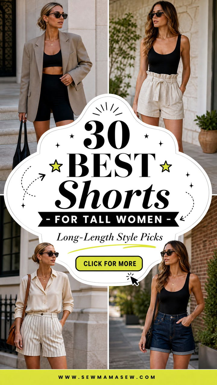 30 Best Shorts for Tall Women Long-Length Picks - 30 Best Shorts for Tall Women: Long-Length Picks