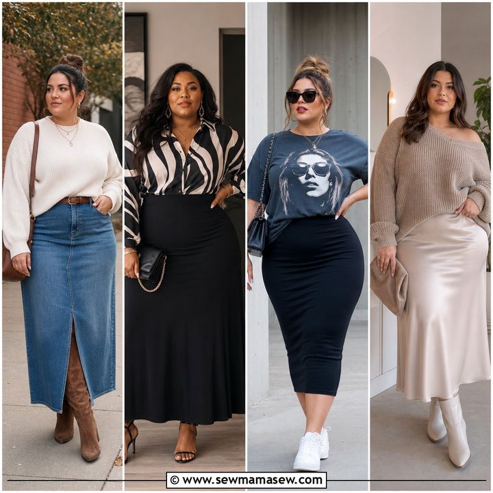 30 Best Skirts for Plus Size Women: Flattering Picks
