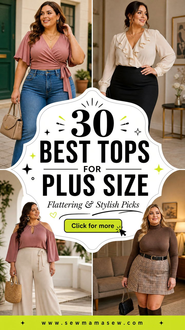 30 Best Tops for Plus Size Flattering and Stylish Picks - 30 Best Tops for Plus Size: Flattering & Stylish Picks