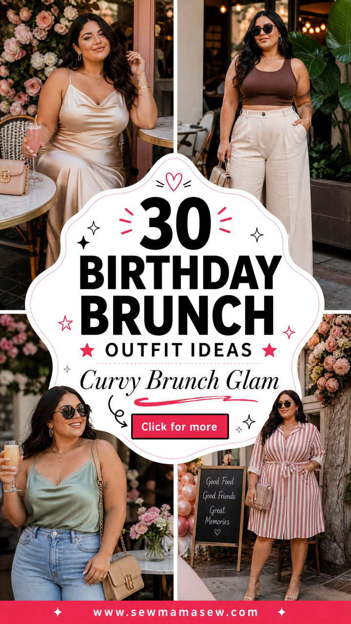 30 Birthday Brunch Outfit Ideas Plus Size for Curvy Women - 30 Birthday Brunch Outfit Ideas Plus Size for Curvy Women
