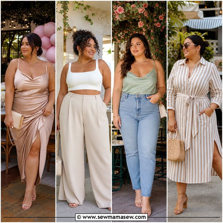30 Birthday Brunch Outfit Ideas Plus Size for Curvy Women