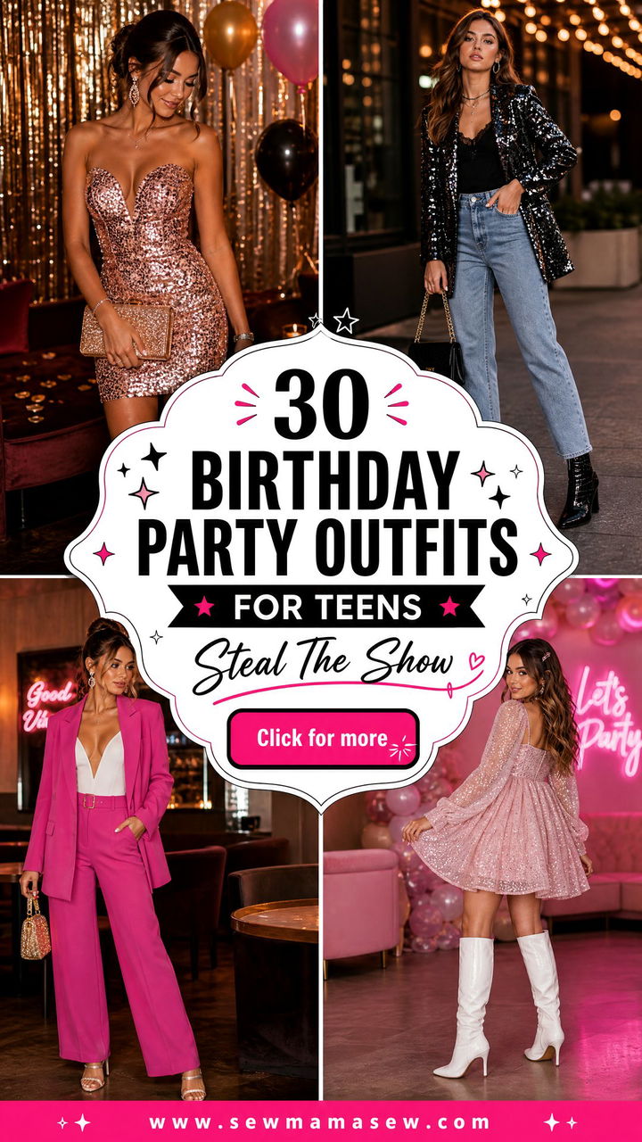 30 Birthday Party Outfits for Teens to Steal the Show - 30 Birthday Party Outfits for Teens to Steal the Show