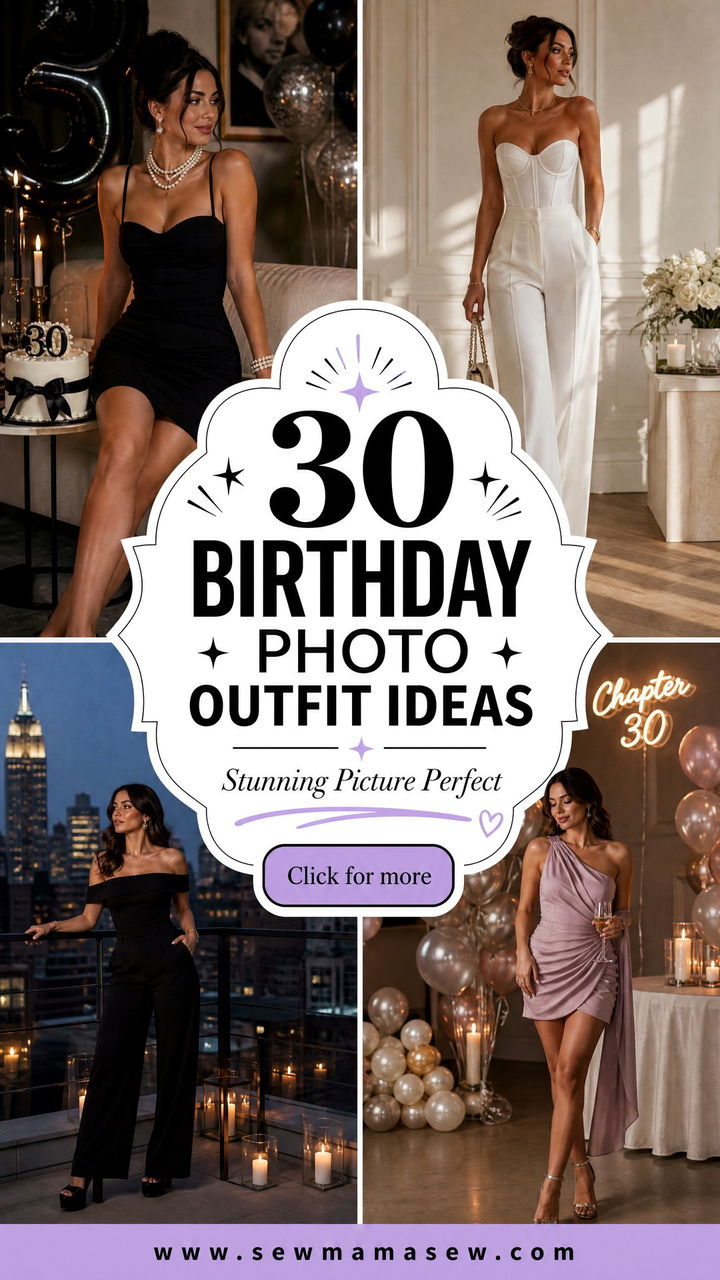 30 Birthday Photo Outfit Ideas for Stunning Pics - 30 Birthday Photo Outfit Ideas for Stunning Pics