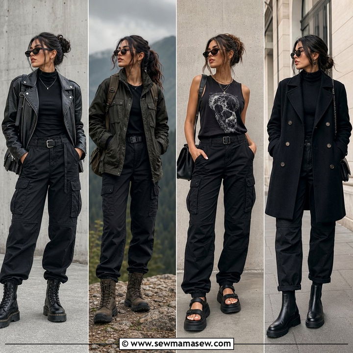 30 Black Cargo Pants Outfit Ideas for Trendy Looks