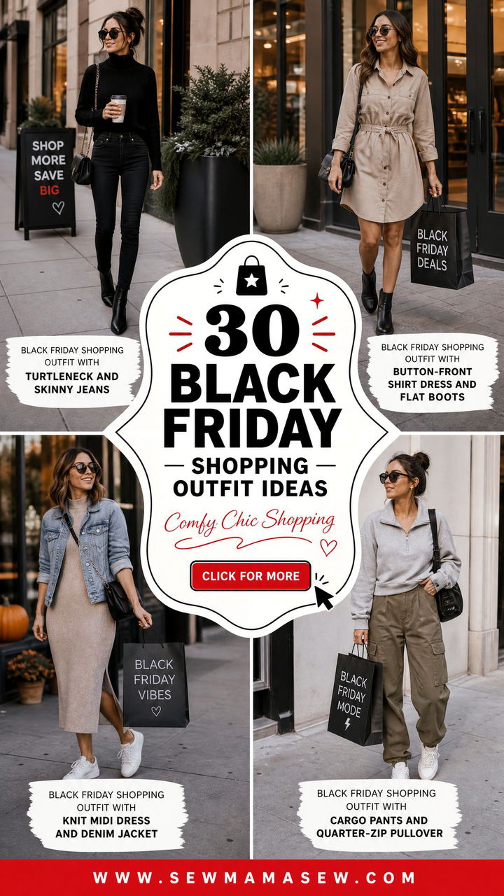 30 Black Friday Shopping Outfit Ideas Comfy and Chic - 30 Black Friday Shopping Outfit Ideas: Comfy & Chic