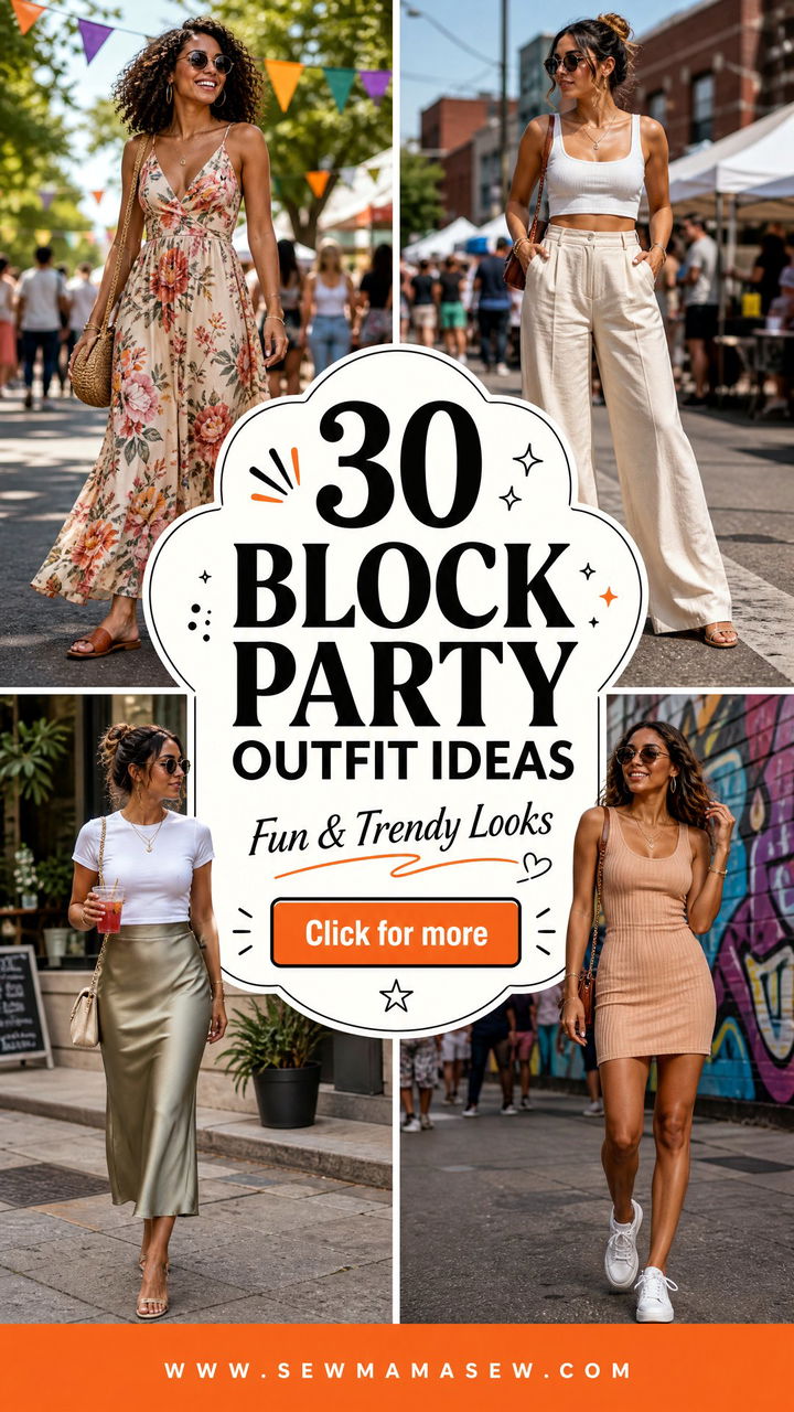 30 Block Party Outfit Ideas Fun and Trendy Looks - 30 Block Party Outfit Ideas: Fun & Trendy Looks