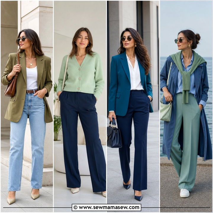 30 Blue and Green Outfit Ideas: Fresh Color Combos
