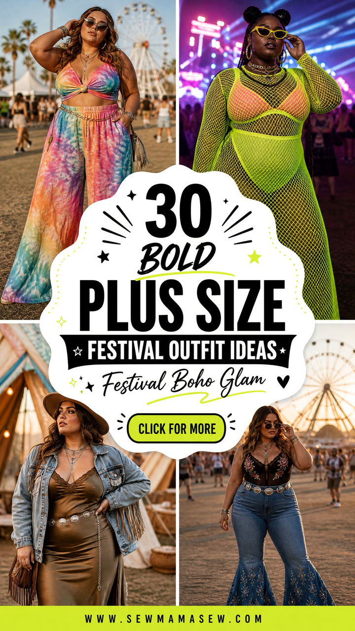 30 Bold Plus Size Festival Outfit Ideas to Rock - 30 Bold Plus Size Festival Outfit Ideas to Rock