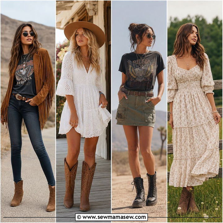 30 Bold Western Outfit Ideas for Concert Nights