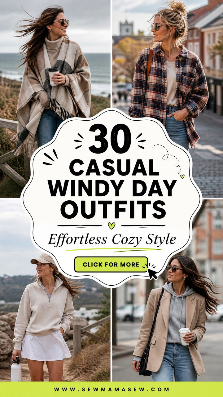 30 Casual Windy Day Outfits for Effortless Style - 30 Casual Windy Day Outfits for Effortless Style