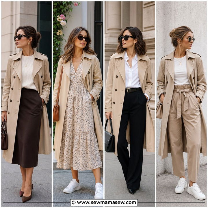 30 Chic Airport Outfit Ideas With a Trench Coat
