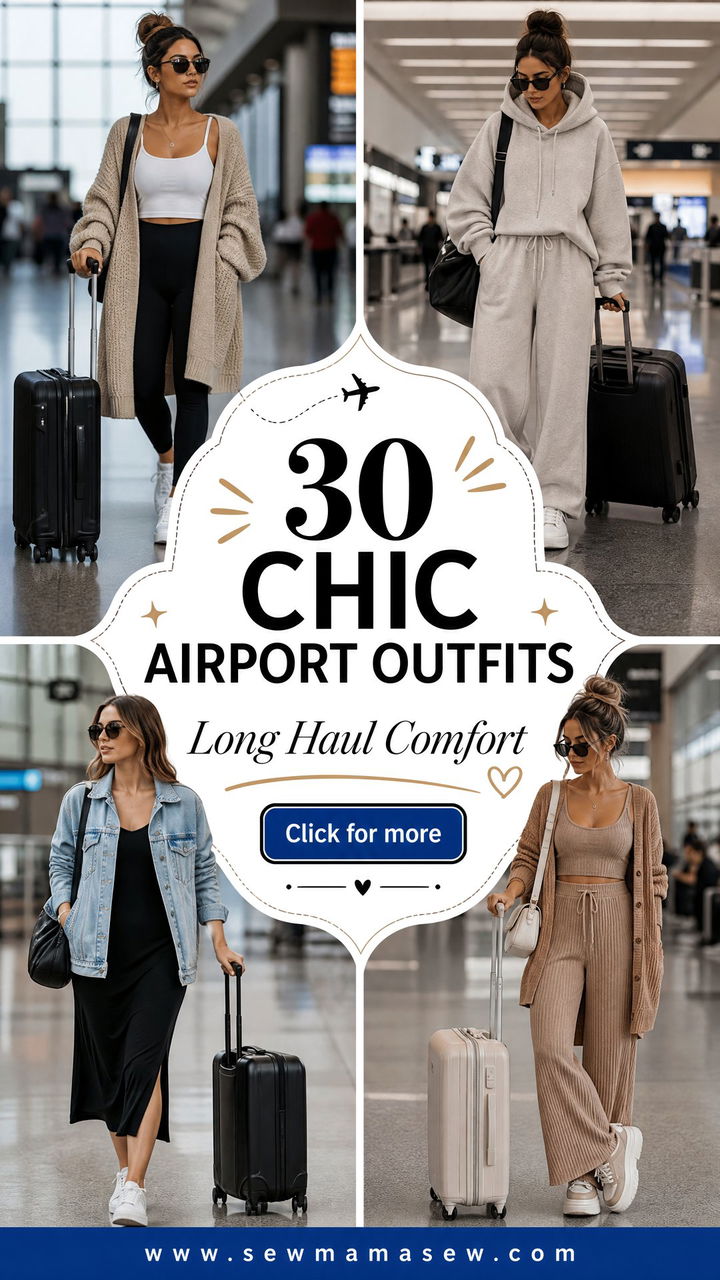 30 Chic Airport Outfits for International Flights - 30 Chic Airport Outfits for International Flights