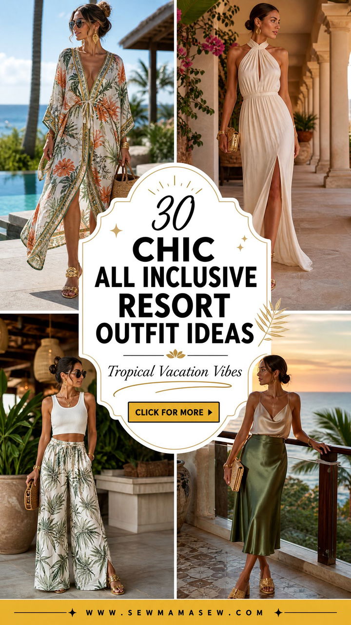 30 Chic All Inclusive Resort Outfit Ideas to Pack - 30 Chic All Inclusive Resort Outfit Ideas to Pack