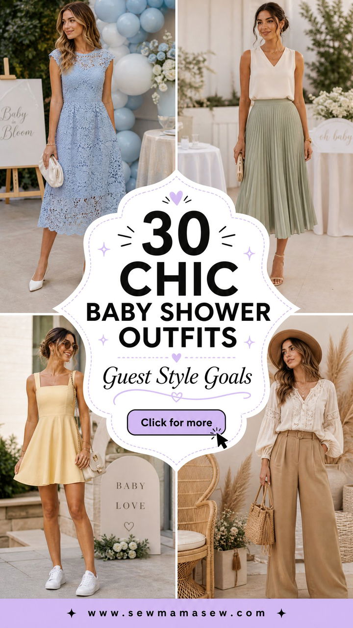 30 Chic Baby Shower Outfits for Guests to Wear in 2026 - 30 Chic Baby Shower Outfits for Guests to Wear in 2026