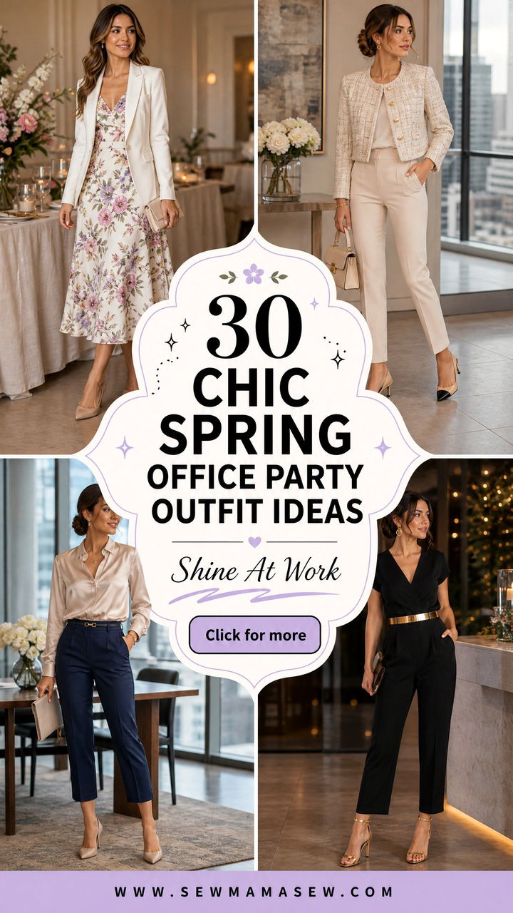 30 Chic Spring Office Party Outfit Ideas to Shine - 30 Chic Spring Office Party Outfit Ideas to Shine