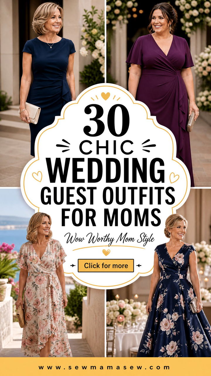 30 Chic Wedding Guest Outfits for Moms to Wow - 30 Chic Wedding Guest Outfits for Moms to Wow