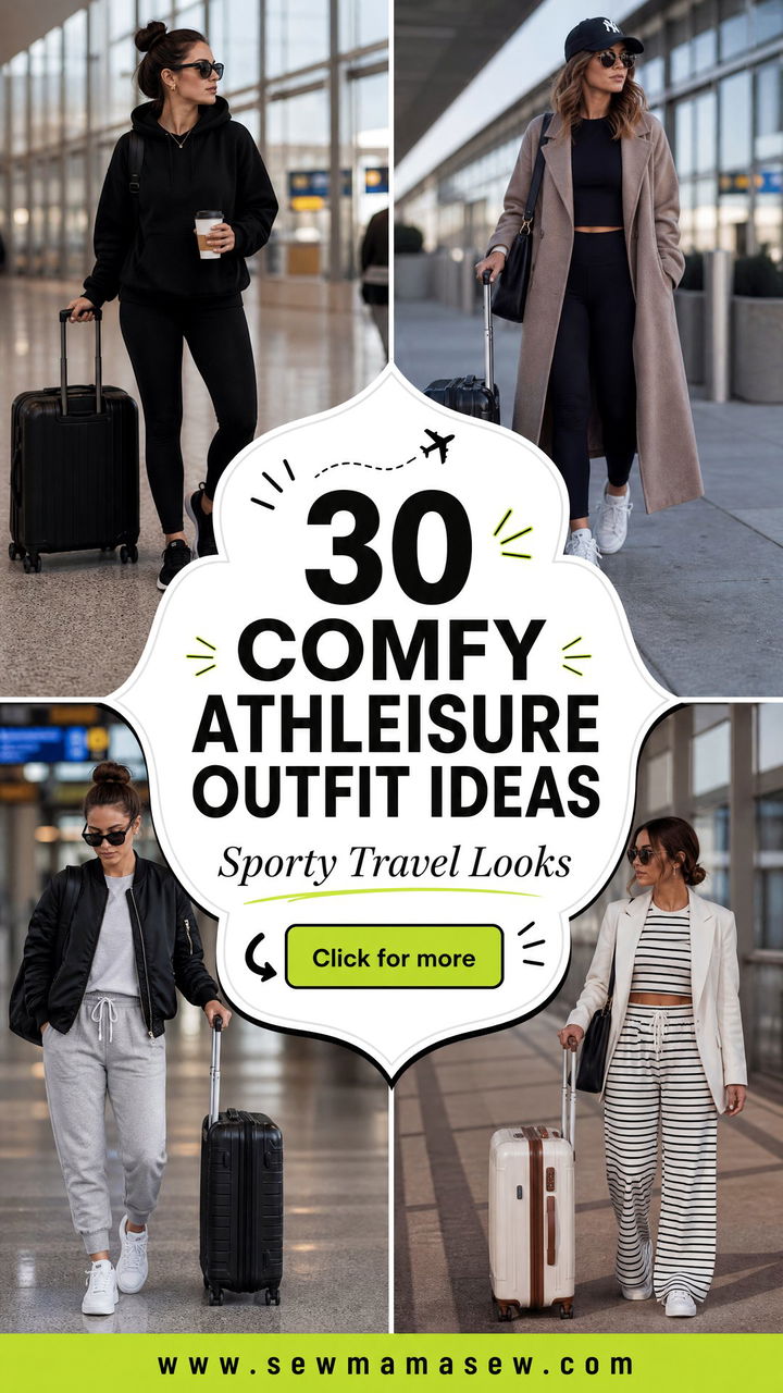 30 Comfy Athleisure Outfit Ideas Airport Travel Looks - 30 Comfy Athleisure Outfit Ideas Airport Travel Looks
