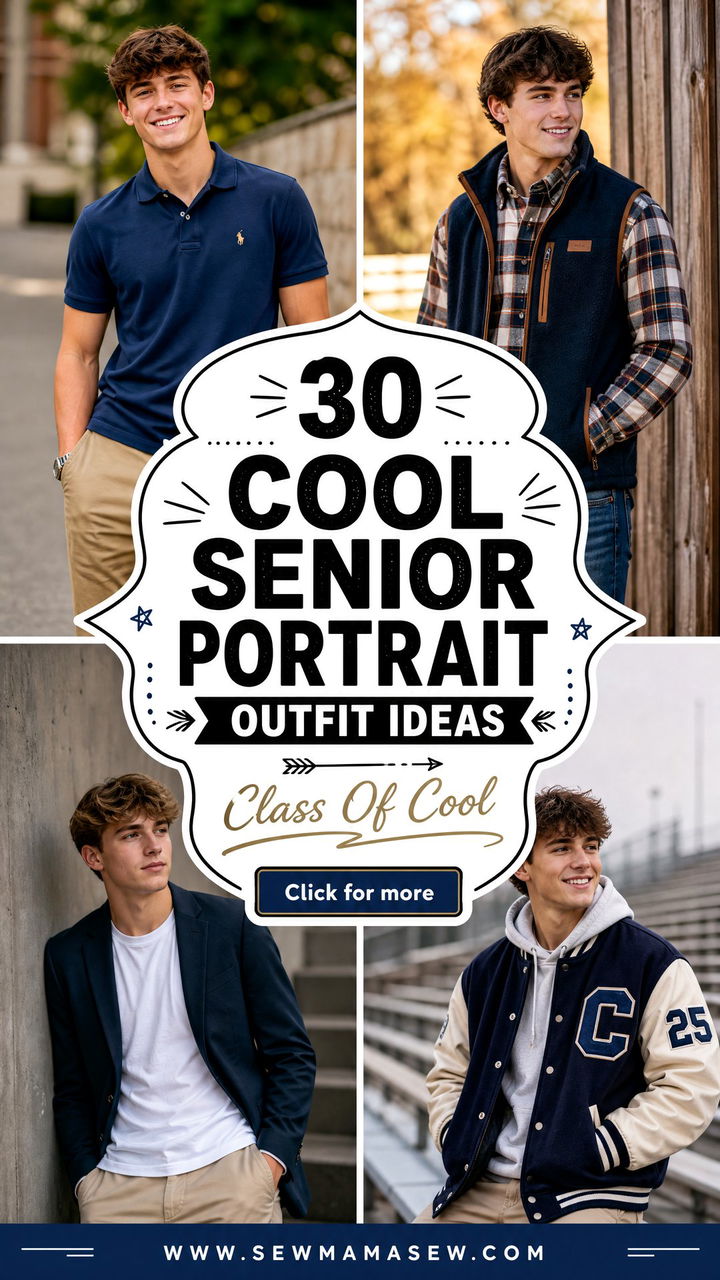 30 Cool Senior Portrait Outfit Ideas Guys Will Love - 30 Cool Senior Portrait Outfit Ideas Guys Will Love