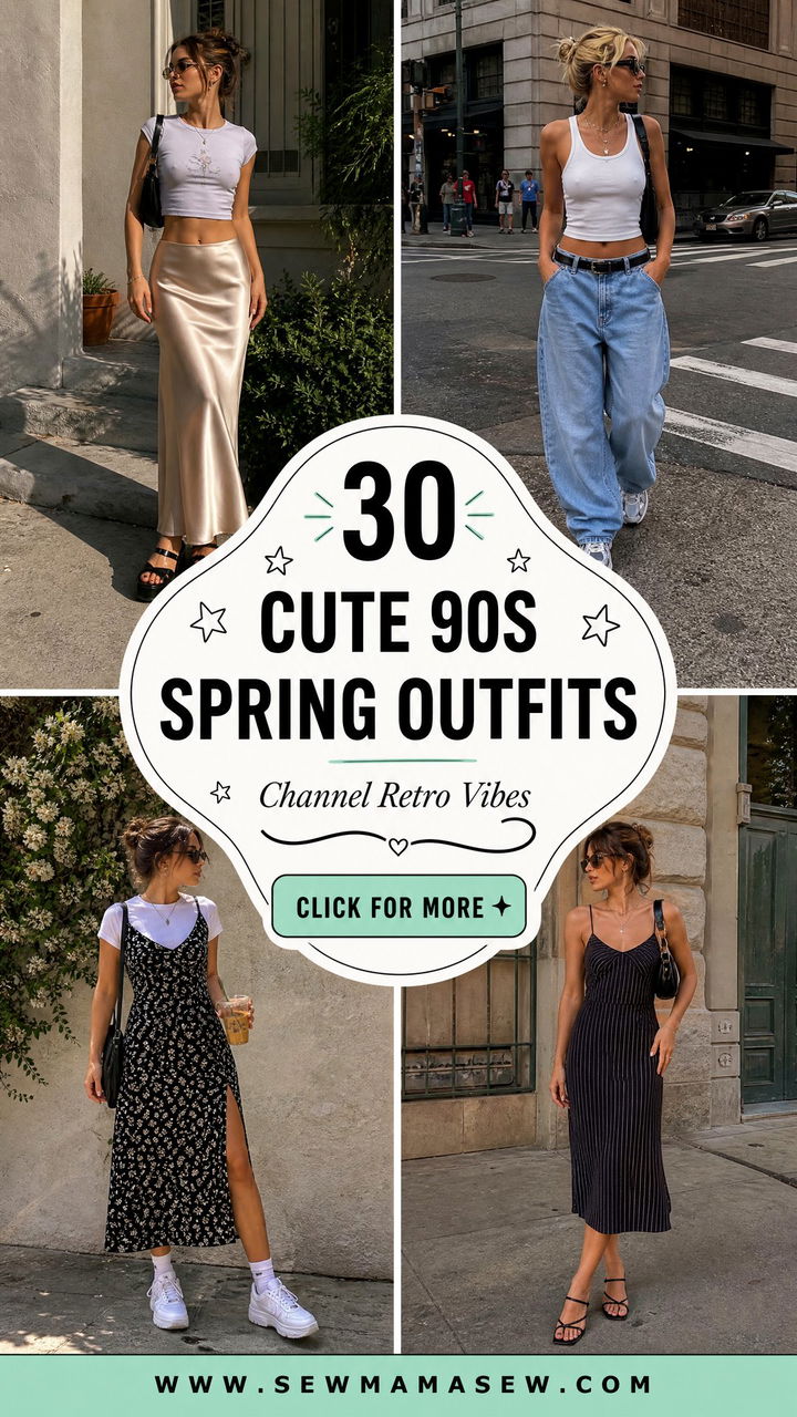 30 Cute 90s Spring Outfits to Channel Retro Vibes Now - 30 Cute 90s Spring Outfits to Channel Retro Vibes Now