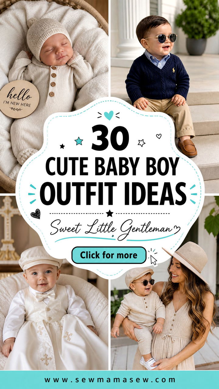 30 Cute Baby Boy Outfit Ideas for Every Occasion - 30 Cute Baby Boy Outfit Ideas for Every Occasion