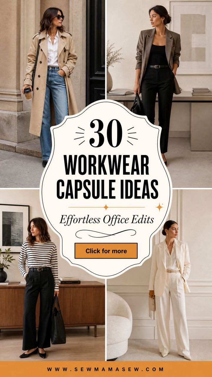 30 Essential Workwear Capsule Wardrobe Ideas to Try - 30 Essential Workwear Capsule Wardrobe Ideas to Try