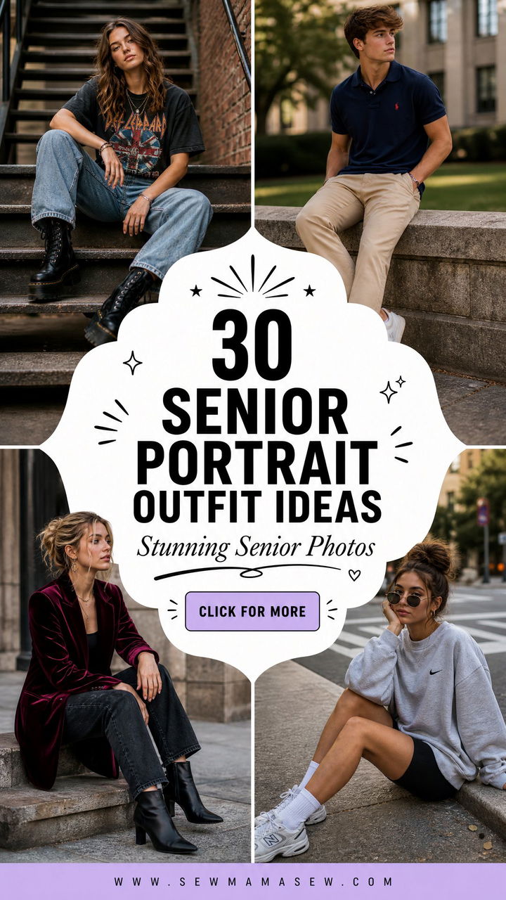 30 Senior Portrait Outfit Ideas 2026 for Stunning Photos - 30 Senior Portrait Outfit Ideas 2026 for Stunning Photos