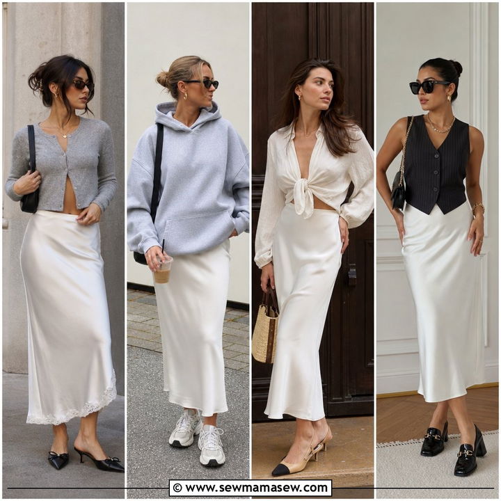 30 Slip Skirt Outfit Ideas for Women: Chic & Versatile