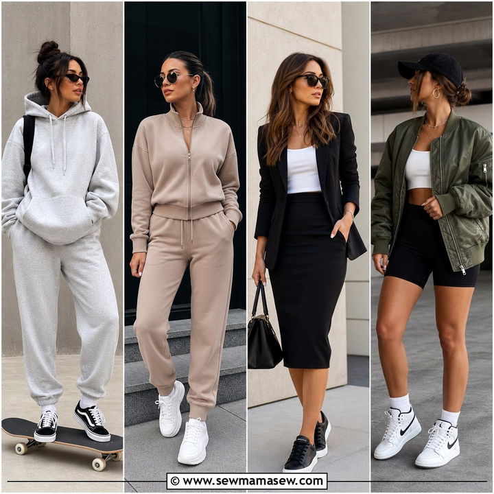 30 Sneaker Outfits for Women: Trendy & Comfy Style Ideas