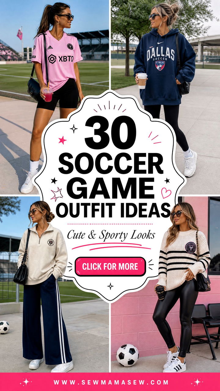 30 Soccer Game Outfit Ideas Cute and Sporty Looks to Try - 30 Soccer Game Outfit Ideas: Cute & Sporty Looks to Try