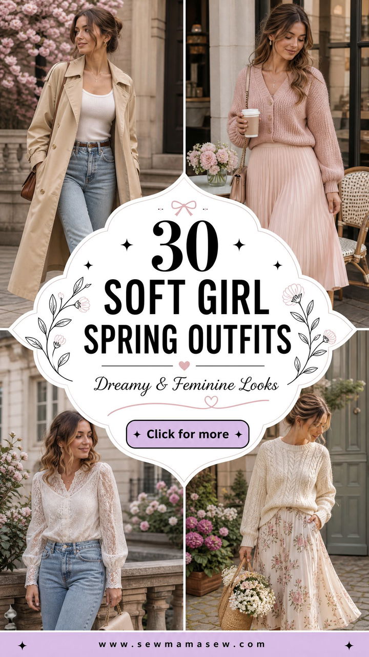 30 Soft Girl Spring Outfits Dreamy and Feminine Looks - 30 Soft Girl Spring Outfits: Dreamy & Feminine Looks