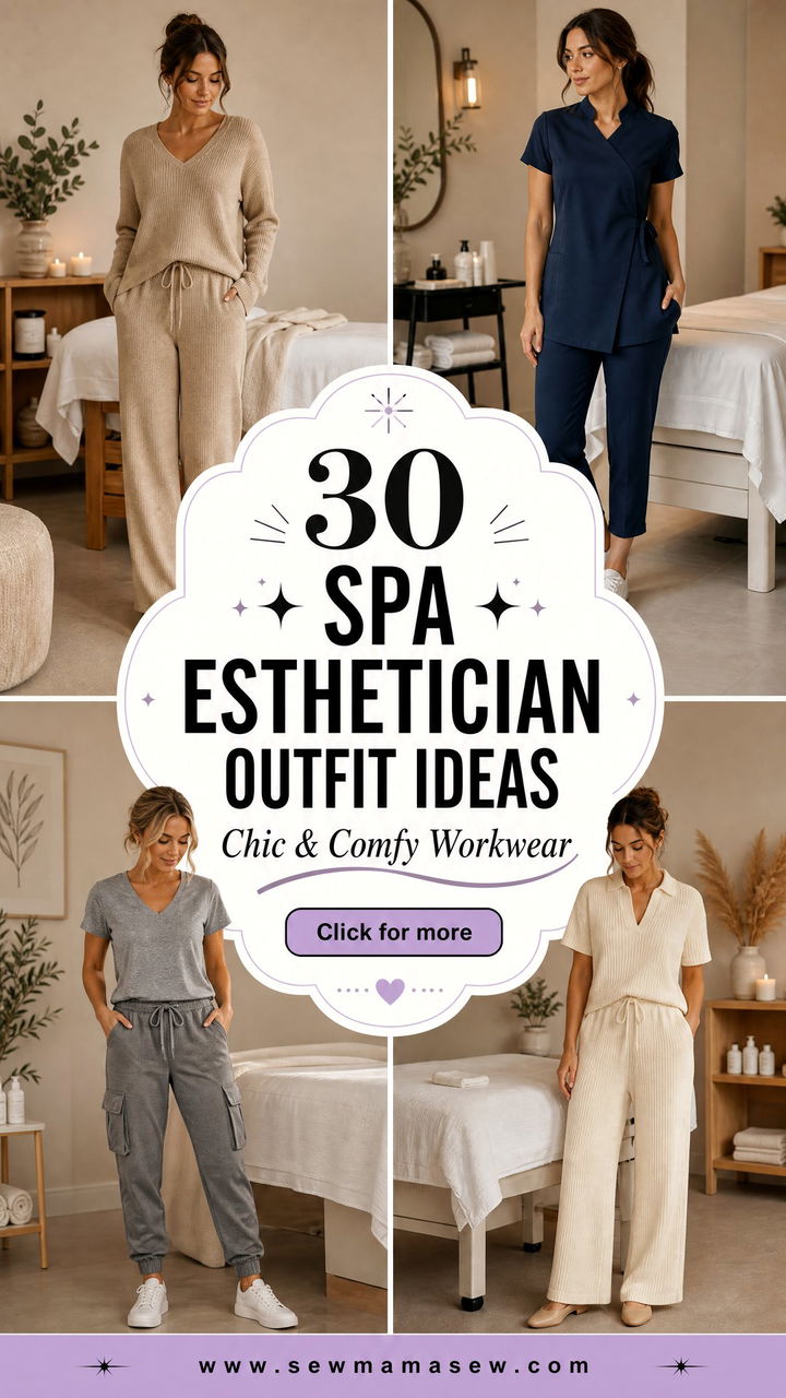 30 Spa Esthetician Outfit Ideas Chic and Comfy Workwear - 30 Spa Esthetician Outfit Ideas: Chic & Comfy Workwear