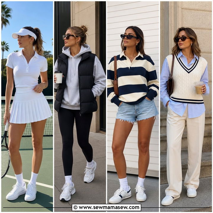 30 Sporty Chic Outfit Ideas With Sneakers to Copy Now
